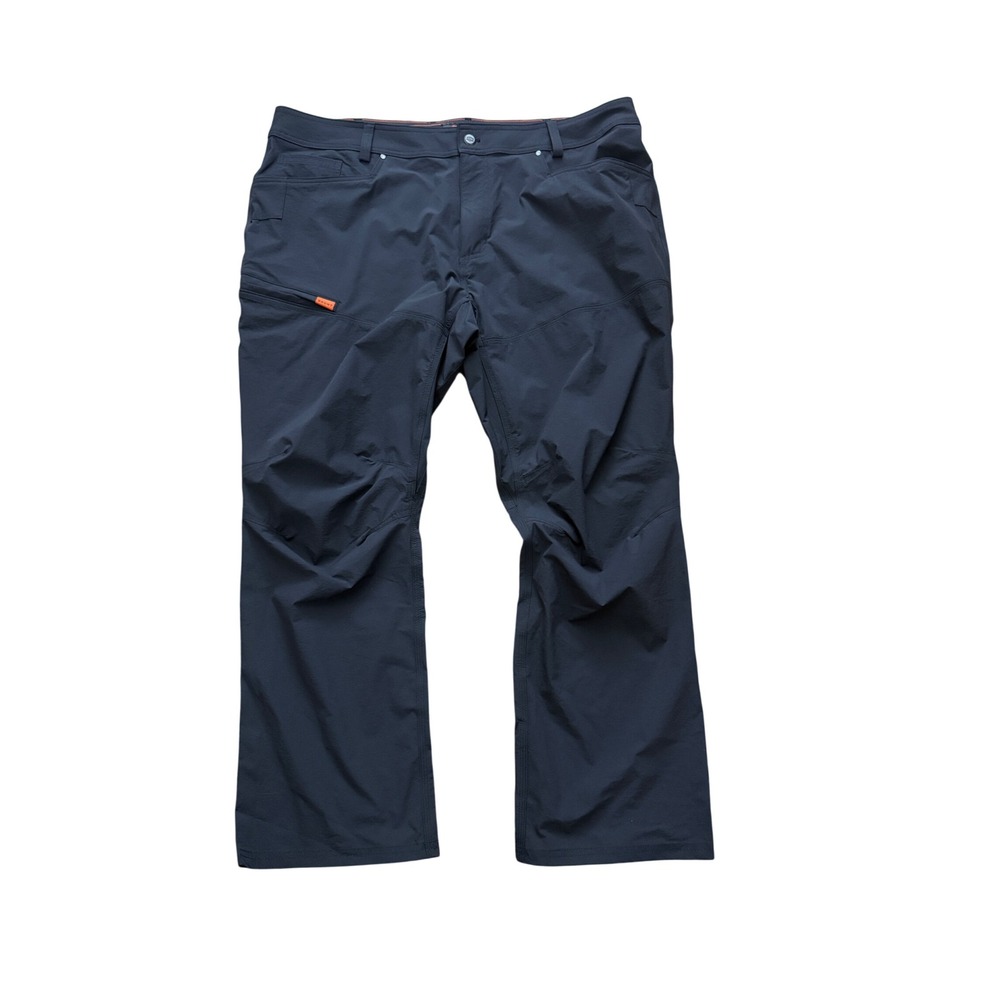 Brunt Workwear Mens 42x30 Performance Work Pants Navy Blue Articulated Knee